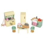 Imagen de Le Toy Van Juego De Cocina Madera Para Casa Muñecas 3a+