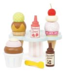 Imagen de Juego Madera Puesto Stand De Helados Con Salsa Niños 2 Años+