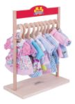 Imagen de Ropero Abierto Madera Bigjigs Toys Ropa De Muñecas 2 Años+