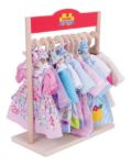 Imagen de Ropero Abierto Madera Bigjigs Toys Ropa De Muñecas 2 Años+