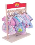 Imagen de Ropero Abierto Madera Bigjigs Toys Ropa De Muñecas 2 Años+