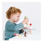 Imagen de Juego Madera Puesto Stand De Helados Con Salsa Niños 2 Años+