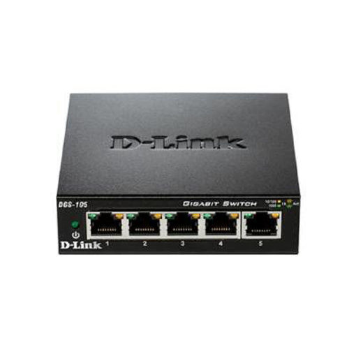Imagen de D-LINK SWITCH GIGABIT 5 PORT DGS-105 OP