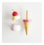 Imagen de Juego Madera Puesto Stand De Helados Con Salsa Niños 2 Años+