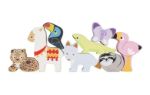 Imagen de Juego Equilibrio Torre Animales Del  Andes Apilar Bebe 18m+