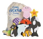 Imagen de Juego Apilable Torre De Animales Océano Madera Bebes 18m+