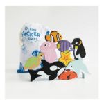 Imagen de Juego Apilable Torre De Animales Océano Madera Bebes 18m+