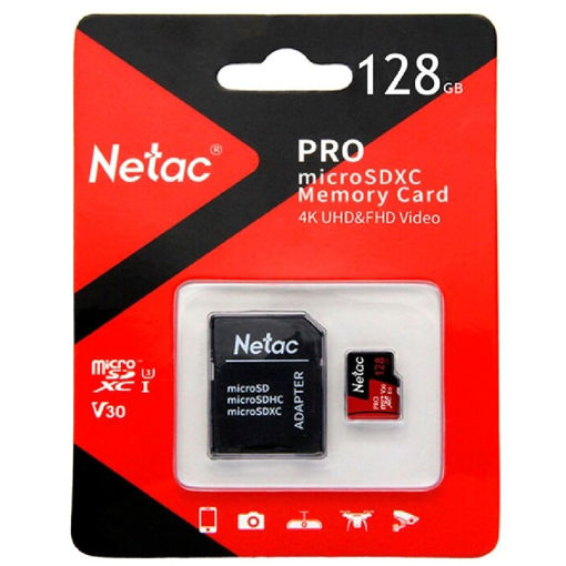 Imagen de MEMORIA MICRO SD NETAC P500 EXTRREME PRO 128GB NT02P500PRO-128G-R