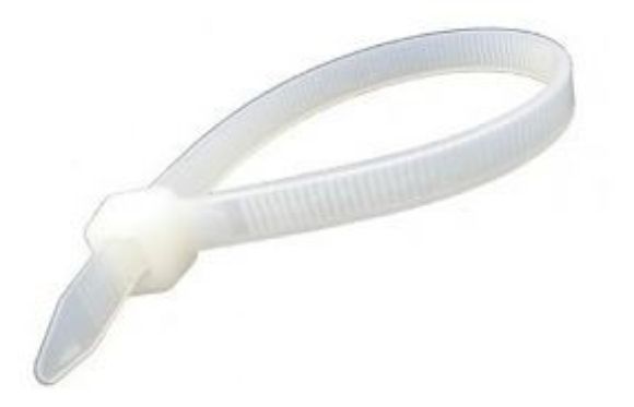 Imagen de Precinto Abrazadera Blanca 5 X 200 Mm Bolsa 100uni - Ynter