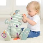 Imagen de Juguete Tela Didáctico Canguro Texturas Sonidos Dolce Toys