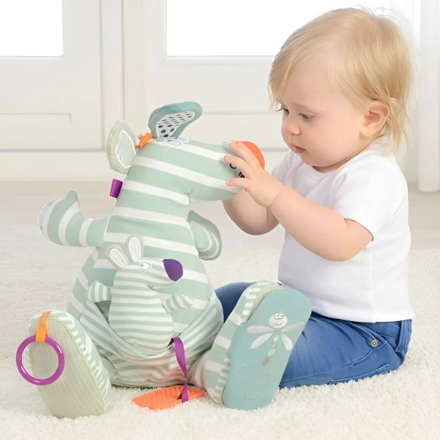 Imagen de Juguete Tela Didáctico Canguro Texturas Sonidos Dolce Toys