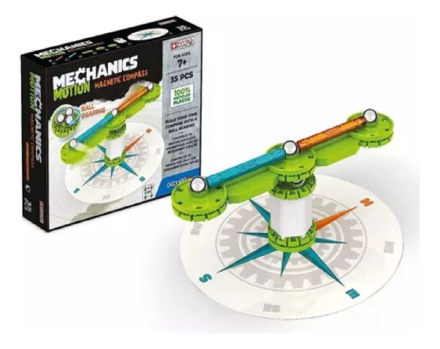 Imagen de Juego Magnético Mechanics Compass Geomag 35 Pc Niños 7 Años+