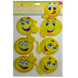 Imagen de Stikers sonrisas 7 d 51x32 6 diseños