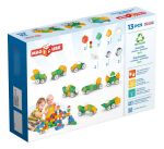 Imagen de Juego De 13 Cubos Magnéticos Magicube Con Ruedas Niño 1 Año+