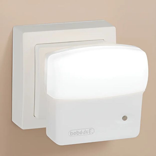 Imagen de Luz Lamparita Led Apagado Automático De Pared Bebedue Blanco