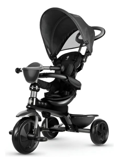 Imagen de Triciclo Capota 4 Modos En 1 Bebes 10 M+ Soporta Hasta 25kg Negro