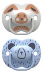 Imagen de Pack X2 Chupetes Woodland Ortodóncicos Silicona Bebes