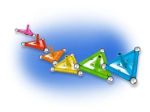Imagen de Trompo Spinner 10 Pc Magnéticas Geomag Juegos Didacticos Negro