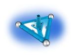 Imagen de Trompo Spinner 10 Pc Magnéticas Geomag Juegos Didacticos Negro