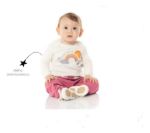 Imagen de Baby Gut Conjunto Bebé 2 Piezas 0605025 Body M/l Y Pantalon Rosa 9 A 12 Meses