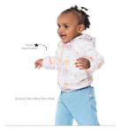 Imagen de Campera Con Capucha Impermeable Corta Viento Party Bebes Naranja 3 (28 A 36 Mese)