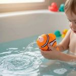 Imagen de Set X4 Animalitos Oceano Juguete Para El Agua Baño Bebes 4m+ Azul