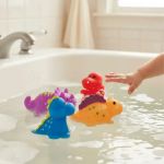 Imagen de Set X4 Animalitos Oceano Juguete Para El Agua Baño Bebes 4m+ Azul