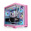 Imagen de GABINETE THERMALTAKE VIEW 380 TG ARGB BUBBLE PINK ATX MID TOWER CA-1Z2-00MAWN-00