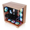 Imagen de GABINETE THERMALTAKE VIEW 380 XL TG ARGB GRAVEL SAND ATX MID TOWER CA-11E-00MGWN-00
