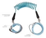 Imagen de Arnés Seguridad De Pulsera Extiende Hasta 1.5 Metros Niños Azul Liso