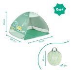 Imagen de Carpa Tienda Playa Badabulle Protección Uv 50+ Safari Juegos Verde