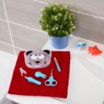 Imagen de Kit Manicura Bebés Badabulle Primeros Cuidados Con Estuche Celeste