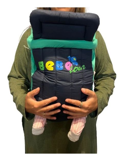Imagen de Mochila Portabebés Bebedue Bebe Tour 0 A 10kg Verde