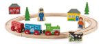Imagen de Pista De Tren De Madera Bigjigs Toys Mi Primera Pista, 44x44 Cm
