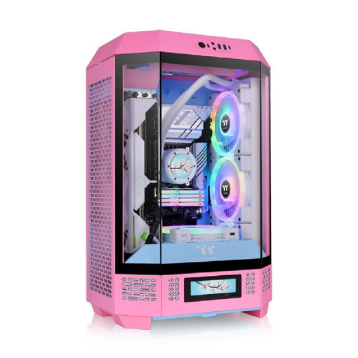 Imagen de GABINETE THERMALTAKE THE TOWER 300 BUBBLE PINK MICRO ATX VERTICAL CA-1Y4-00SAWN-00