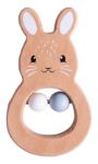 Imagen de Sonajero De Cuentas Conejito Madera Juguetes Bebes 0 Meses+ Beige Conejo