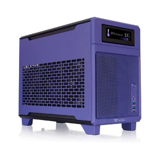 Imagen de GABINETE THERMALTAKE TR100 MINI-ITX MINI TOWER FUTURE DUSK CA-11A-00SNNN-00