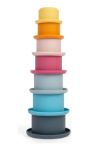 Imagen de Pack X7 Vasitos Apilables Encastre Multicolor Silicona Agua Multicolor