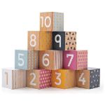 Imagen de Bloques Apilables Números Bebes 6 Meses + Bigjigs Toys 10pc Azul Acero
