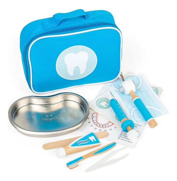 Imagen de Valija Dentista Bigjigs Toys 35017 Juego De Roles Niños 3a+