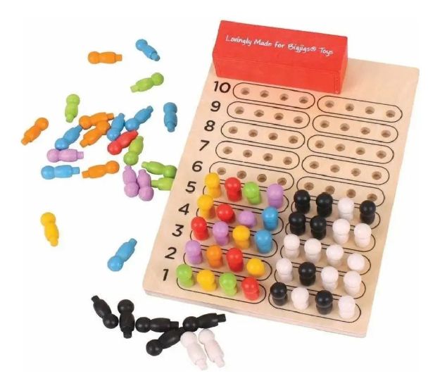 Imagen de Juego De Estrategia Descifrador De Códigos Madera 3 Años+