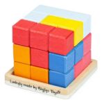 Imagen de Cubo Tetris Multicolor Bigjigs Toys 3+ Años Juego Destreza