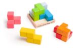 Imagen de Cubo Tetris Multicolor Bigjigs Toys 3+ Años Juego Destreza