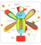Imagen de Colgante Libelula De Tela Didactica Sonajeros Texturas Bebes