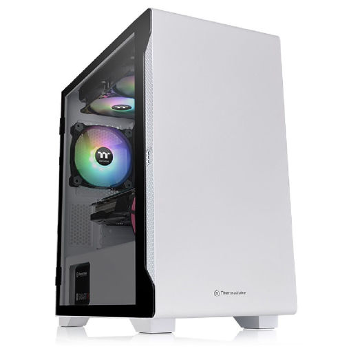 Imagen de GABINETE THERMALTAKE S100 TG SNOW MICRO ATX BLANCO CA-1Q9-00S6WN-00