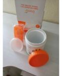 Imagen de Termo Conservadora De Alimentos Con Tapa Y Cubiertos Termico Naranja Oscuro