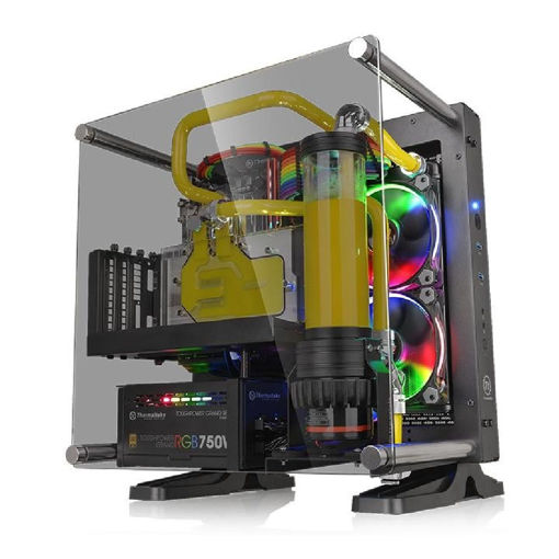 Imagen de GABINETE THERMALTAKE CORE P1 TG MINI ITX OPEN FRAME NEGRO CA-1H9-00T1WN-00