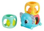 Imagen de Juguete Sonajero De Bloques Apilables Con Rueditas Bebes 6m+ Multicolor Cubos