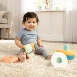 Imagen de Juguete Didáctico Pesa Rusa Para Apilar Y Contar Bebes 6m+ Blanco