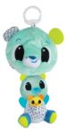 Imagen de Juguete Osito De Peluche 3 En 1 Texturas Colgantes Sensorial Celeste